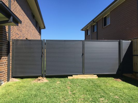 Beautiful Aluminium Fencing installation by master groups sydney