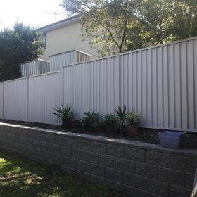 Colorbond fence installation in Sydney's North