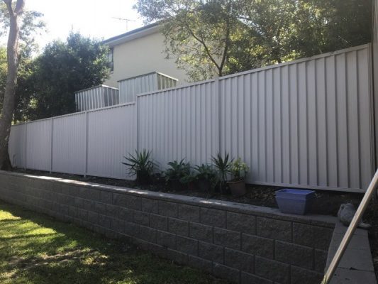 Colorbond fence installation in Sydney's North