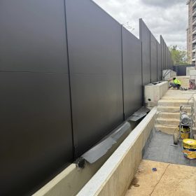 Modular walls installation in Hornsby