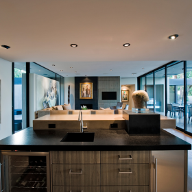 Interior house painting ceiling and walls