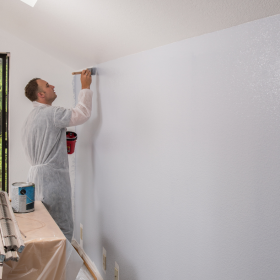 Interior house painting done by professional at master groups