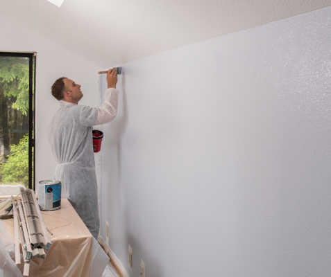 Interior house painting done by professional at master groups