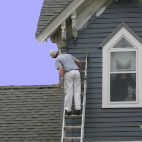 exterior house painting work
