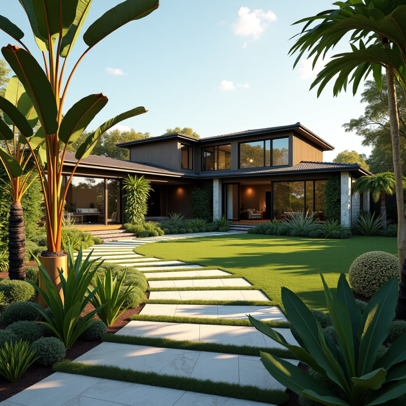 landscaping illustration by archirect