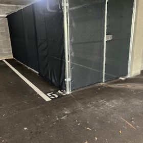 covered storage cage